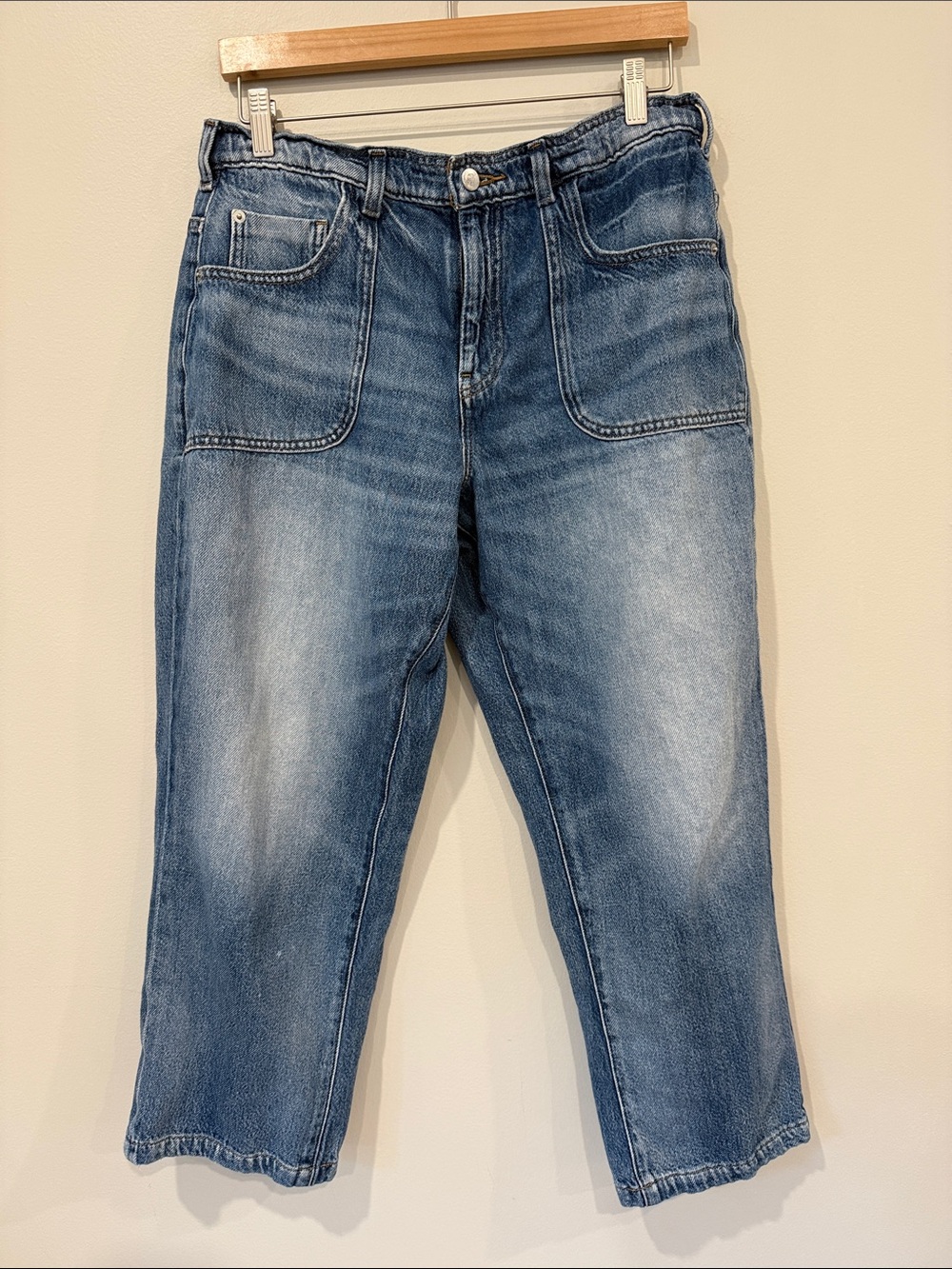 Pilcro Jenna Mid-Rise Relaxed Jeans Medium Petite - Picture 4 of 10